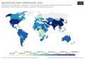 Agricultural-water-withdrawals 2010ourworldindata.jpg